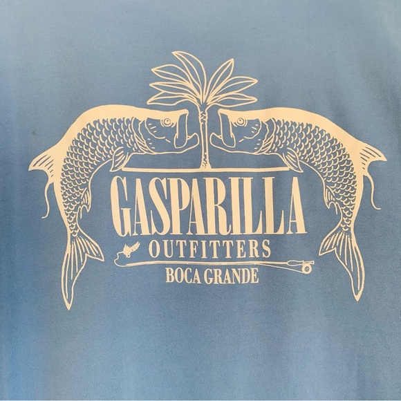 Men's Gasparilla Outfitters Fishing Shirt SPF Quick-Dry Long-Sleeve Rashguard XL - Picture 2 of 10